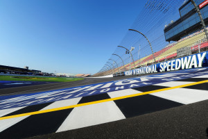 BROOKLYN, MI - JUNE 15:  A general view of the fronstretch prior to practice for the Alliance Truck Parts 250 at Michigan International Speedway on June 15, 2012 in Brooklyn, Michigan.  (Photo by John Harrelson/Getty Images for NASCAR)